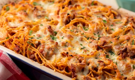 Slow Cooker Baked Spaghetti Recipe