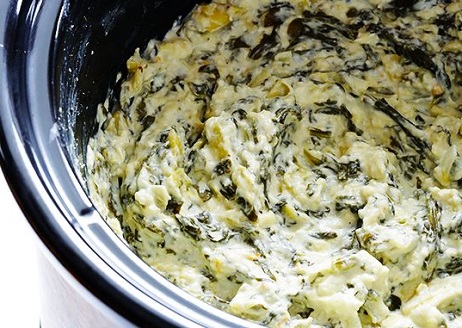 Directions for Crockpot Spinach Artichoke Dip Recipe
