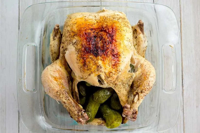Dill Pickle Slow Cooker Whole Chicken