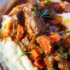 Slow Cooked Red Wine Beef Stew