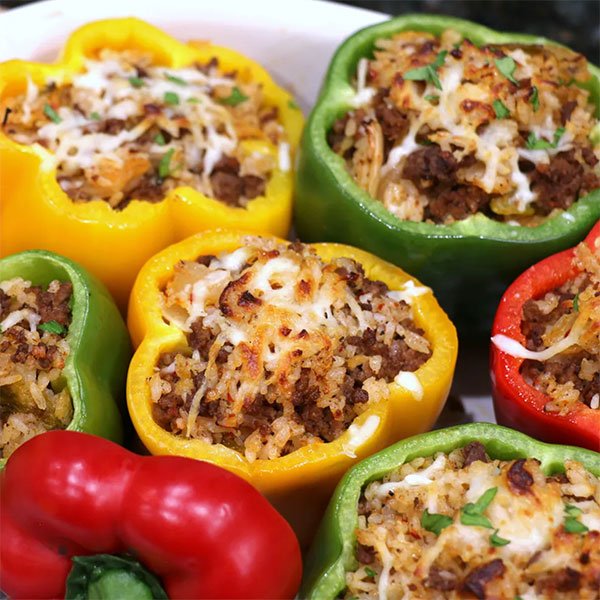 Perfect Slow Cooked Stuffed Peppers Recipe